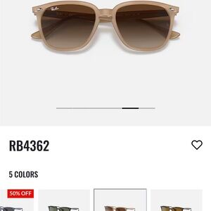 Ray-Ban Sunglasses - Polished Light Brown (RB4362)